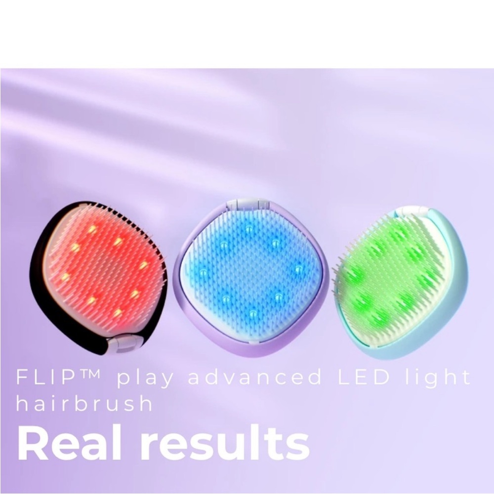 FOREO FLIP Play Advanced 
LED Light Hairbrush